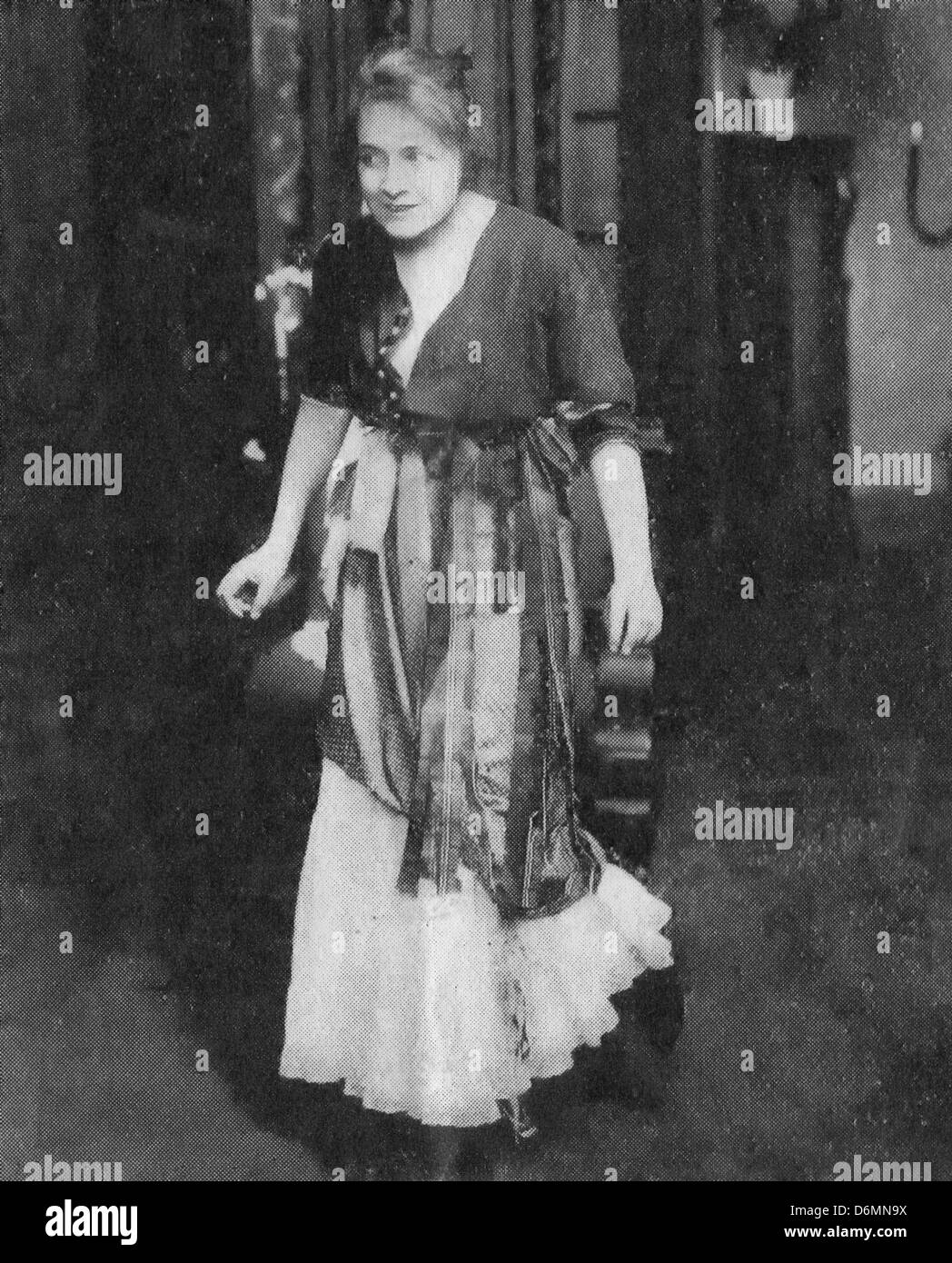 Frances Starr in 'The Case of Becky' at The Belasco Theater - Broadway NYC - 1912 Stock Photo