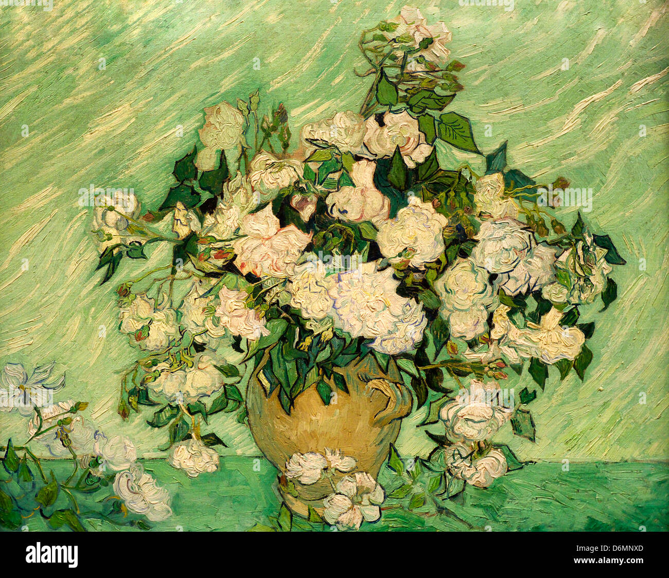 Roses by Vincent Van Gogh Stock Photo
