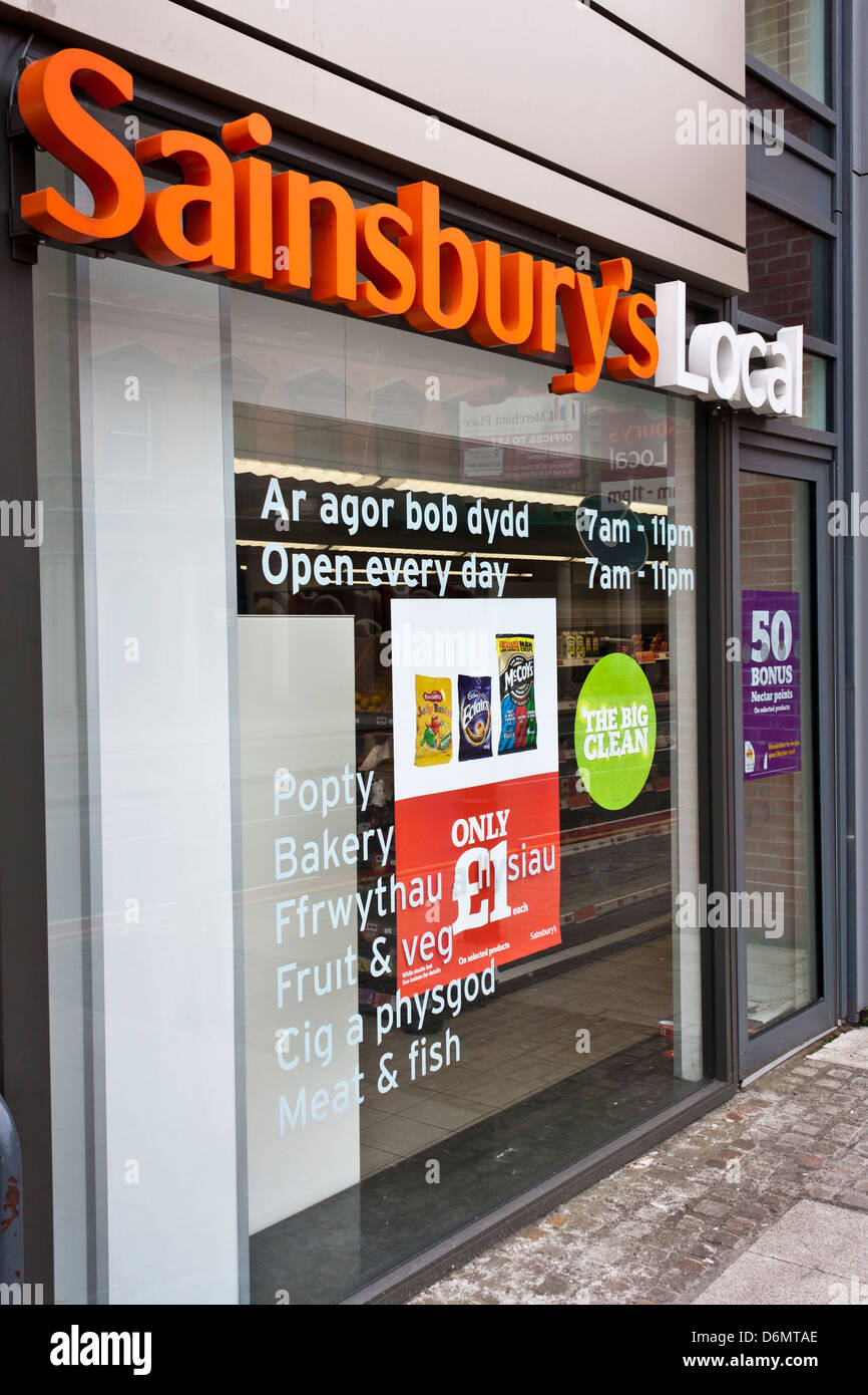 Sainsburys local signs hires stock photography and images Alamy