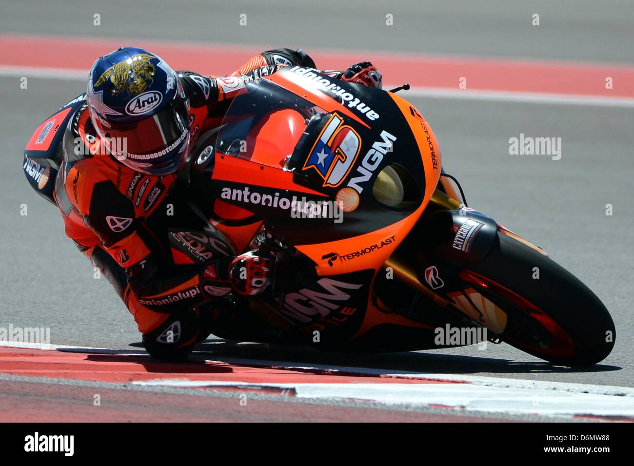 April 20, 2013. Colin Edwards #5 of NGM Foward Mobile Racing in action ...
