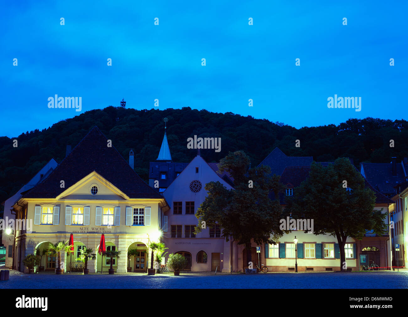 The Alte Wache old guardhouse, Freiburg, Baden-Wurttemberg, Germany, Europe Stock Photo