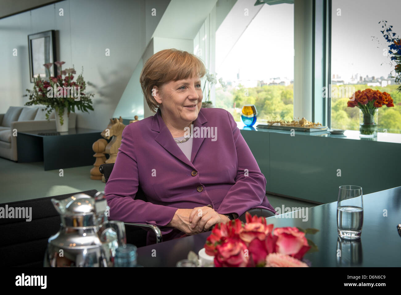Berlin, Germany, German Chancellor Angela Merkel, CDU, in an interview