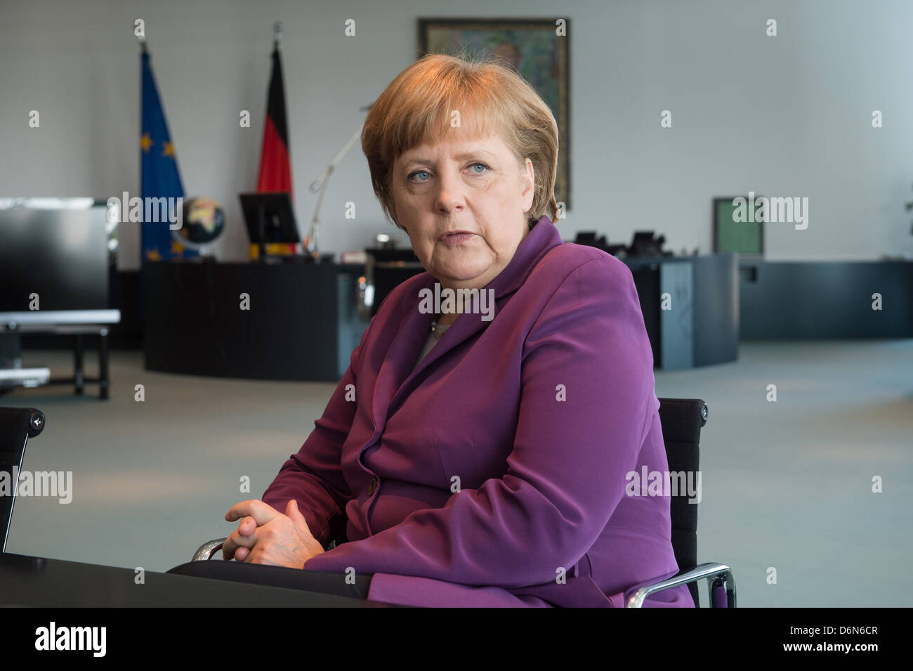 Berlin, Germany, German Chancellor Angela Merkel, CDU, in an interview