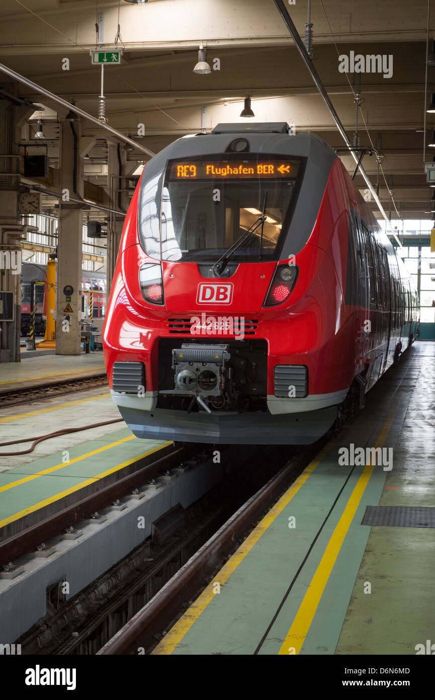 Berlin, Germany, presentation of the new TALENT 2 trains of Deutsche Bahn Stock Photo