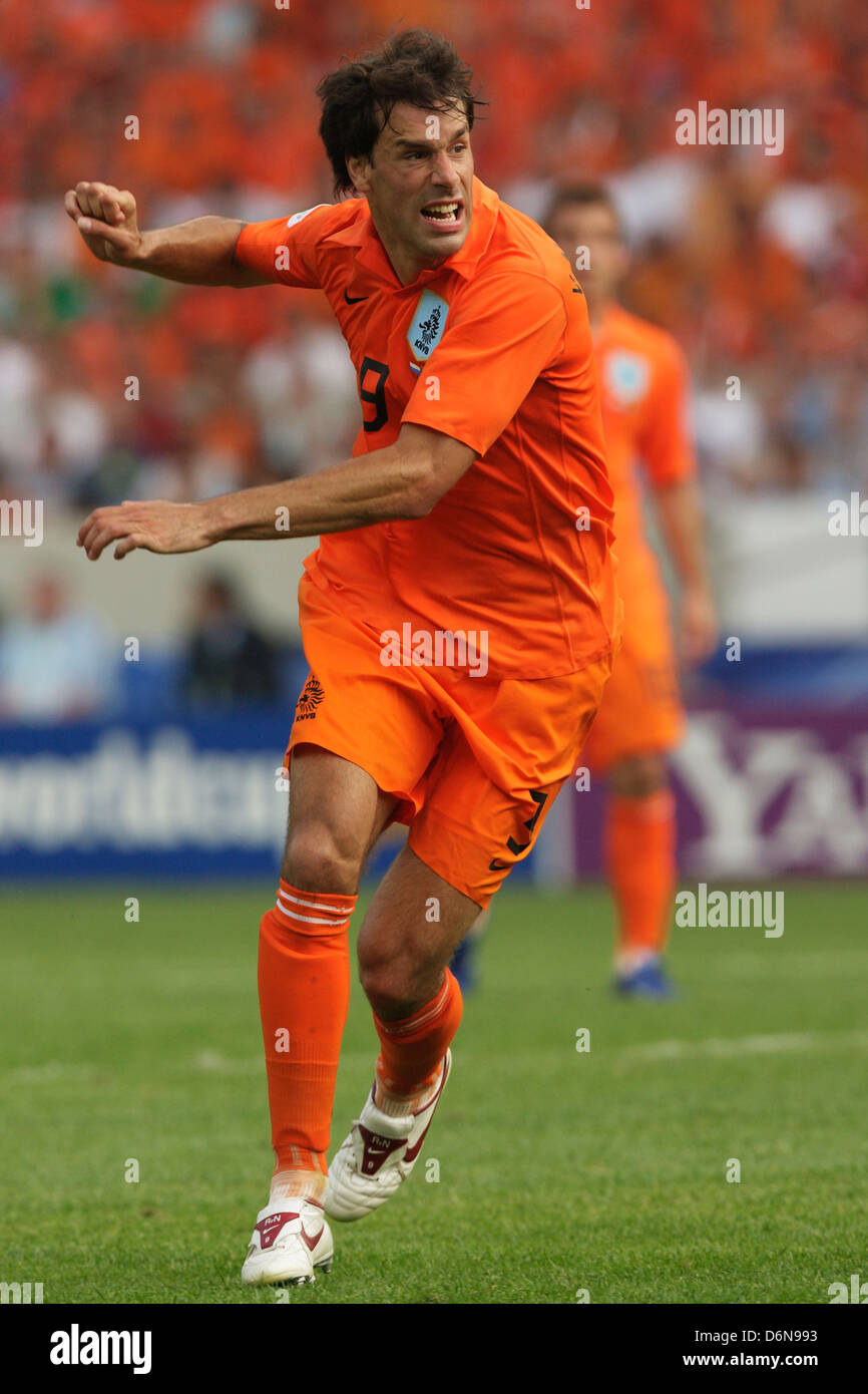 Ruud van Nistelrooij of the Netherlands in action during a FIFA World Cup Group C match against Ivory Coast. Stock Photo