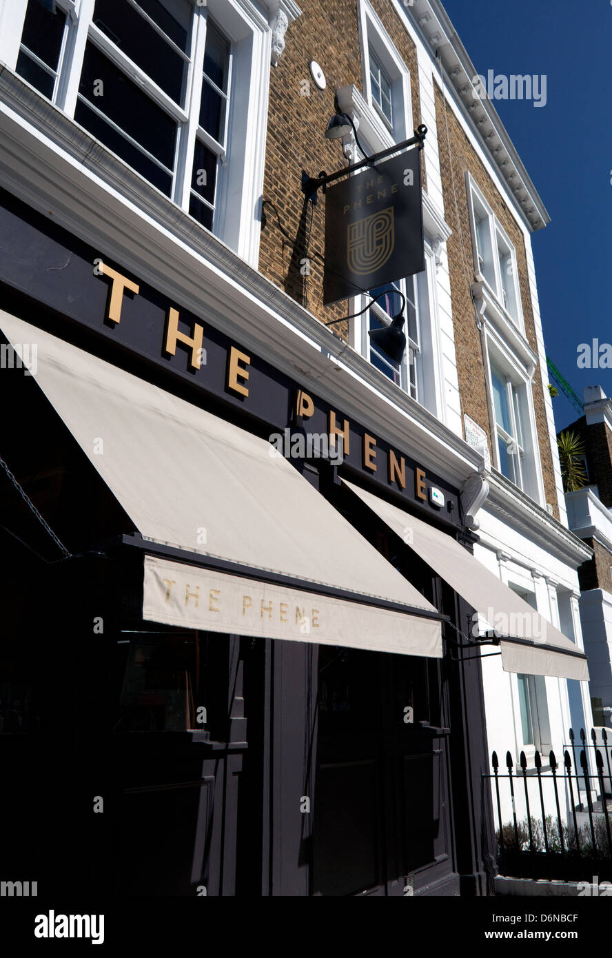 Fashionable Chelsea pub and restaurant The Phene, London Stock Photo