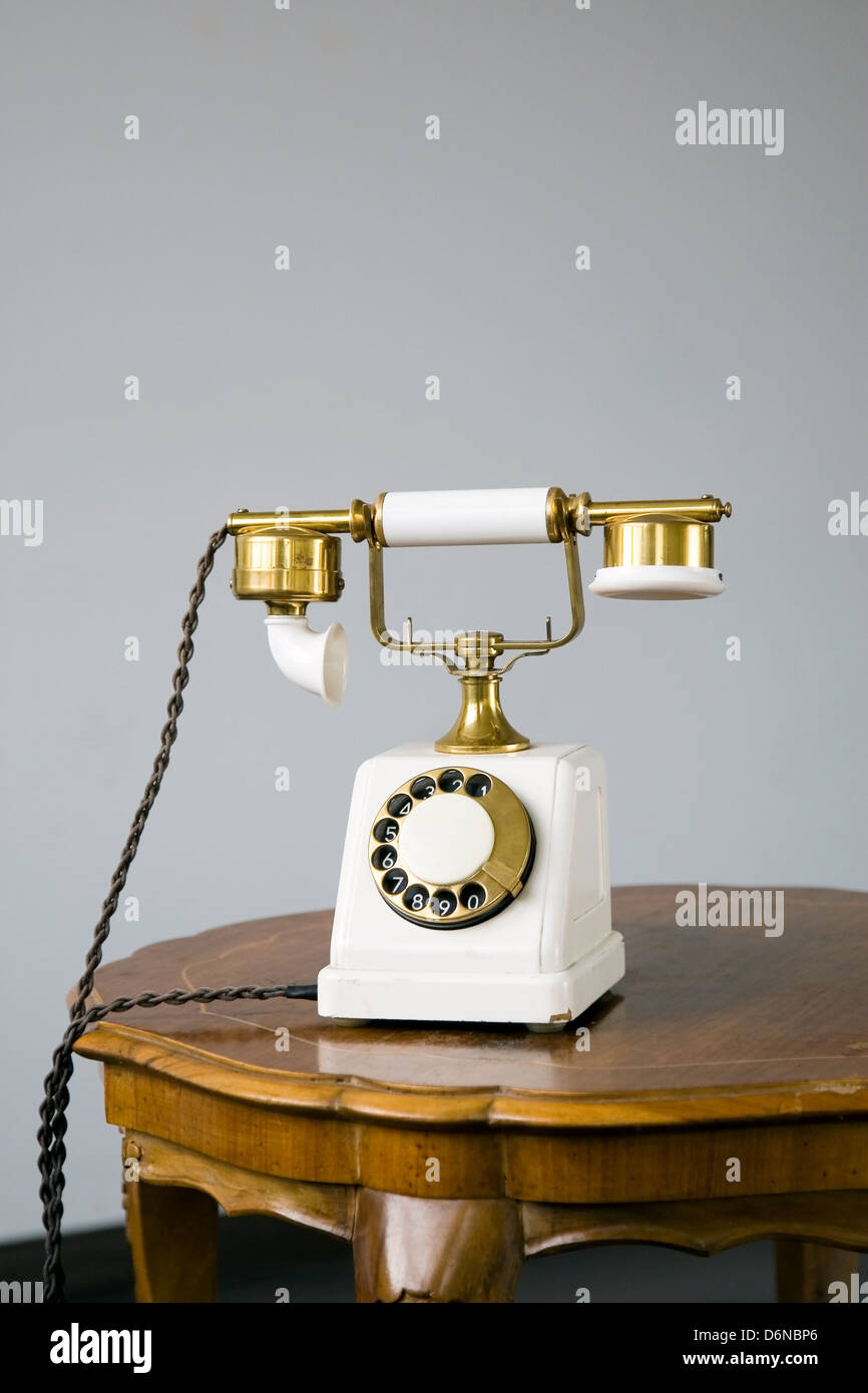 Berlin, Germany, antique telephone Stock Photo - Alamy