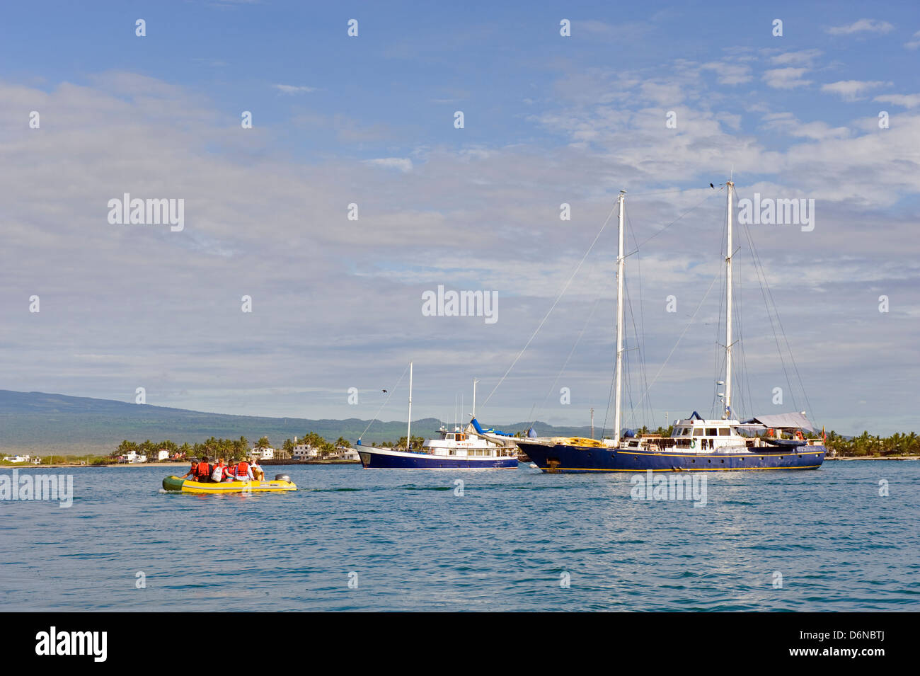Purto Villamil, Isla Isabela, Galapagos Islands, Unesco site, Ecuador, South America Stock Photo