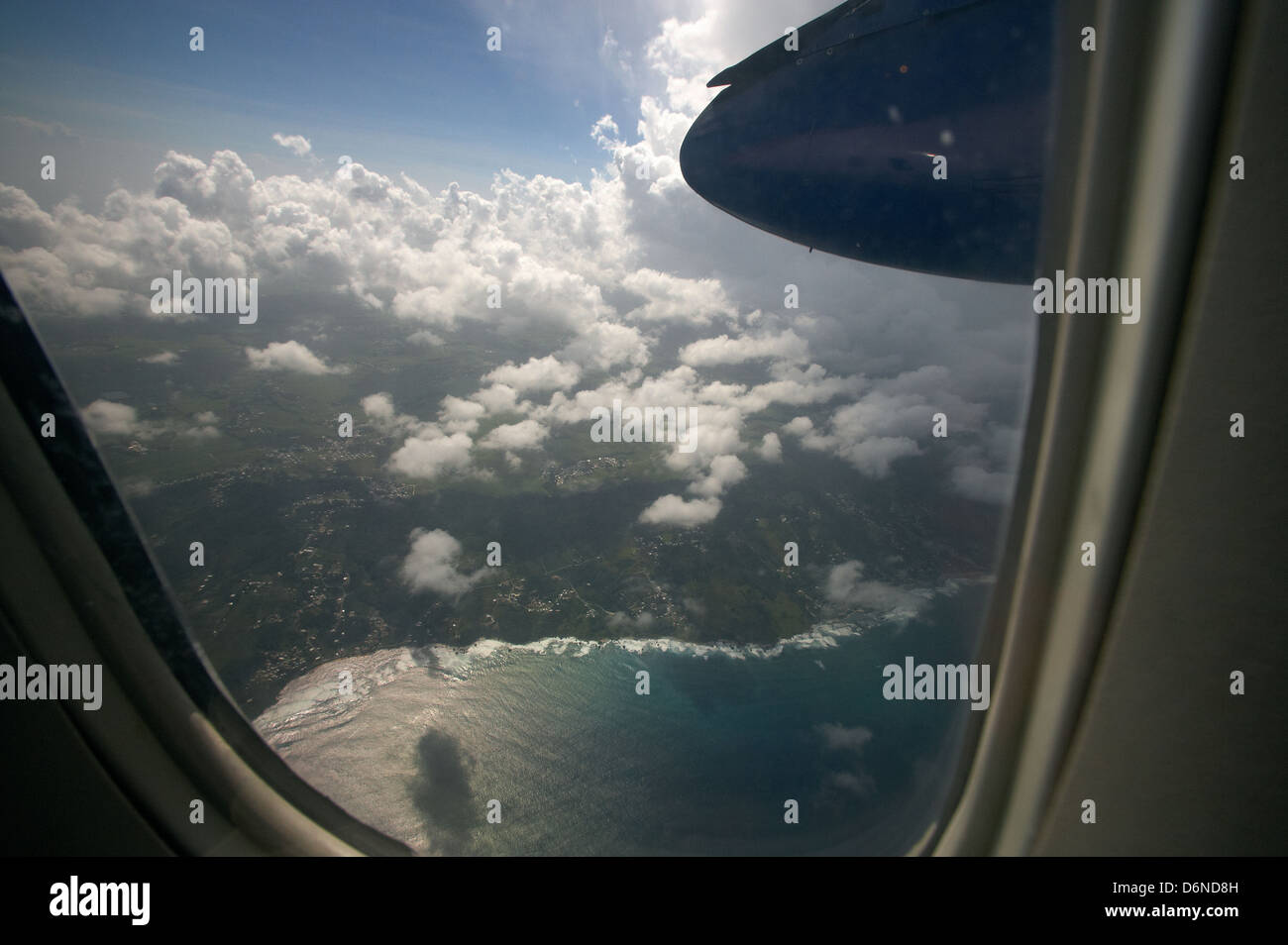 Seawell Barbados View From An Airplane Of The Caribbean Airline LIAT 