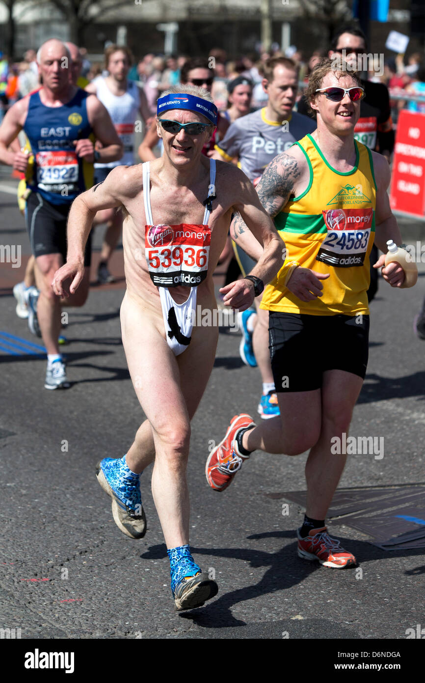 London, UK. 21st April, 2013. London Marathon 2013. Stock Photo