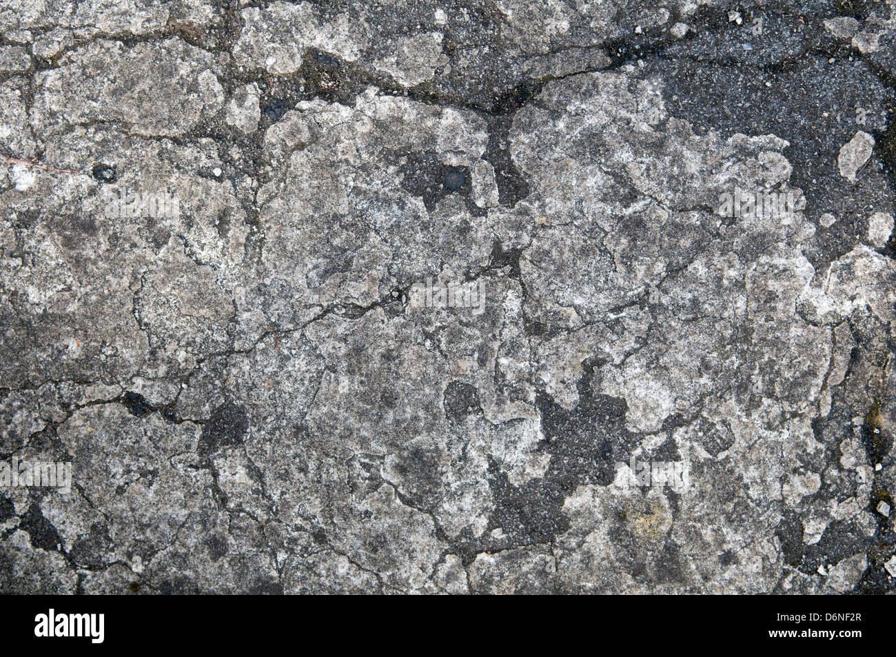 Close up of stone path showing textures and patterns Stock Photo