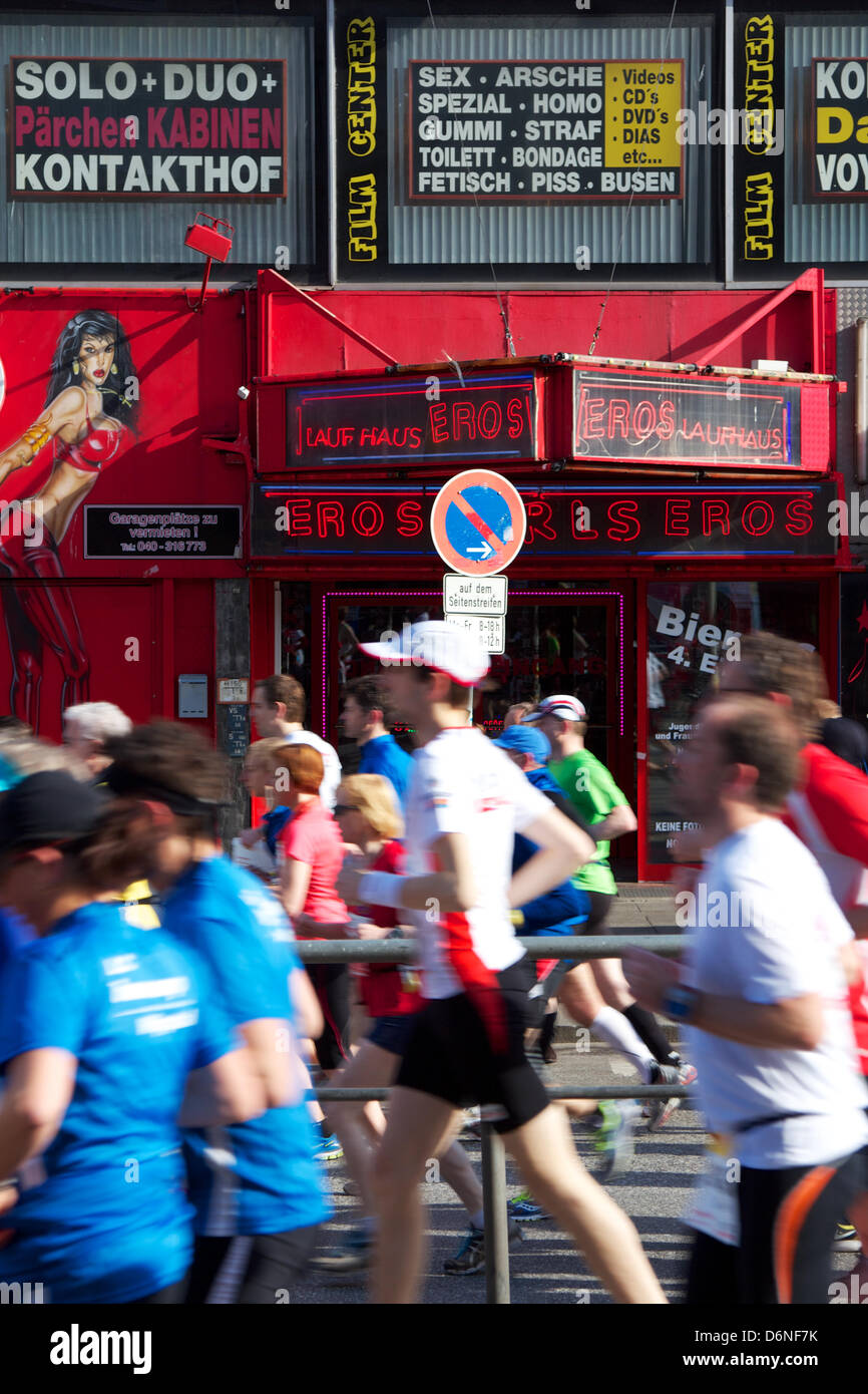 Impressions from the 28th Haspa Marathon April 21, 2013, in Hamburg