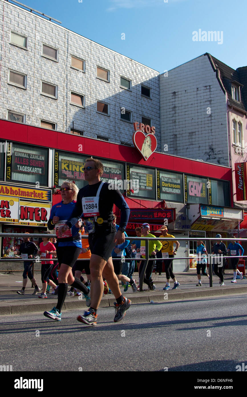 Impressions from the 28th Haspa Marathon April 21, 2013, in Hamburg