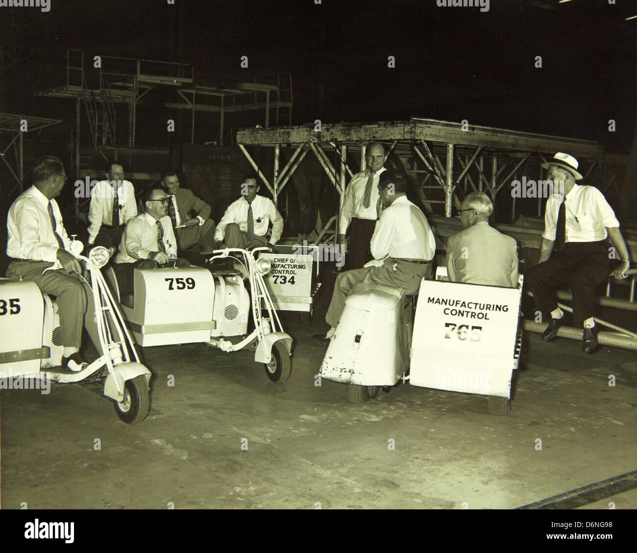 Convair/General Dynamics Ft. Worth Plant and Personnel Stock Photo Alamy