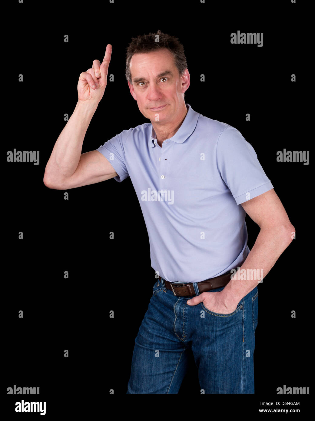 Finger pointing upwards hi-res stock photography and images - Alamy
