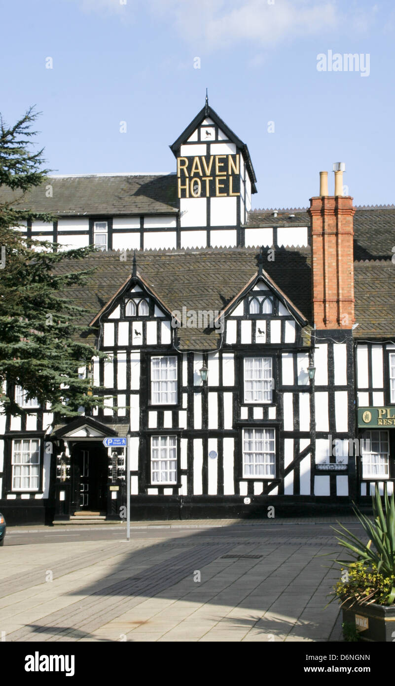 Raven Hotel Droitwich Spa Worcestershire England UK Stock Photo Alamy
