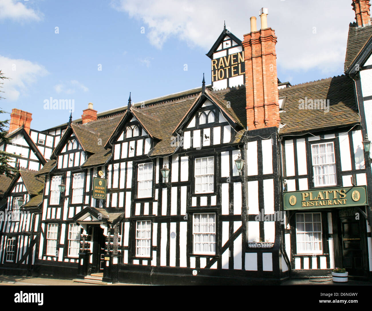 Raven Hotel Droitwich Spa Worcestershire England UK Stock Photo Alamy