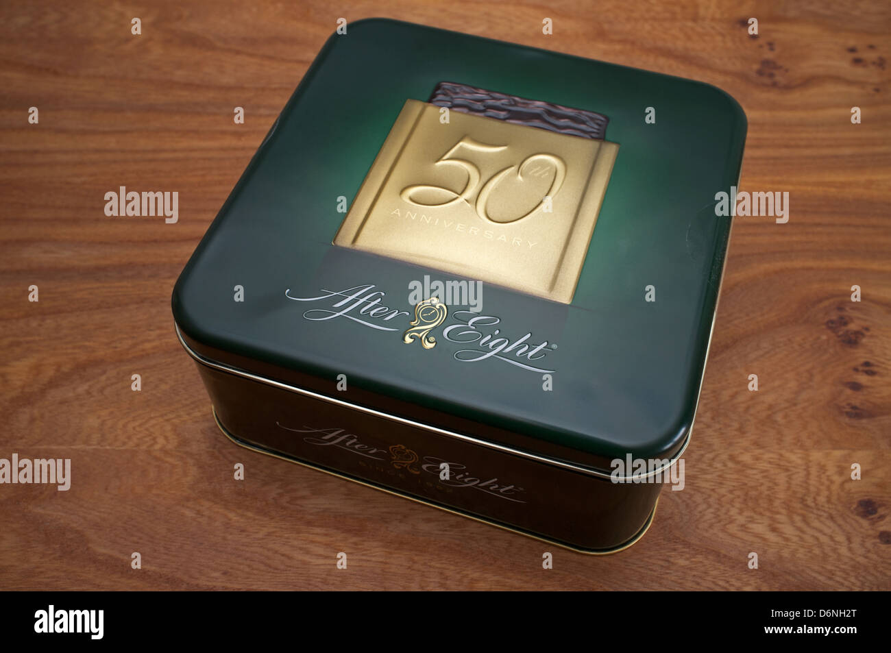 After Eight chocolates 50th anniversary box Stock Photo
