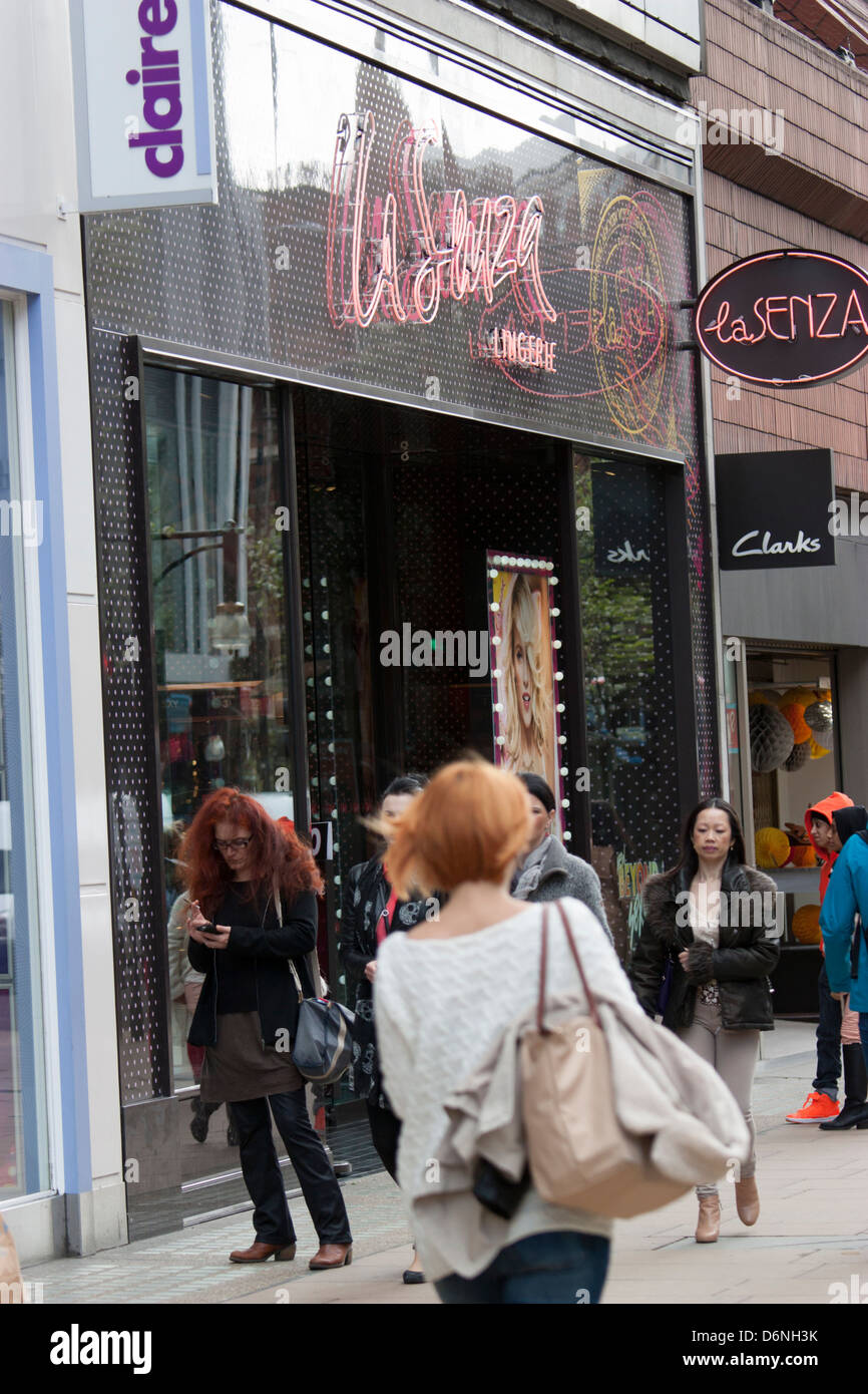 La senza, Oxford street London lasenza Stock Photo