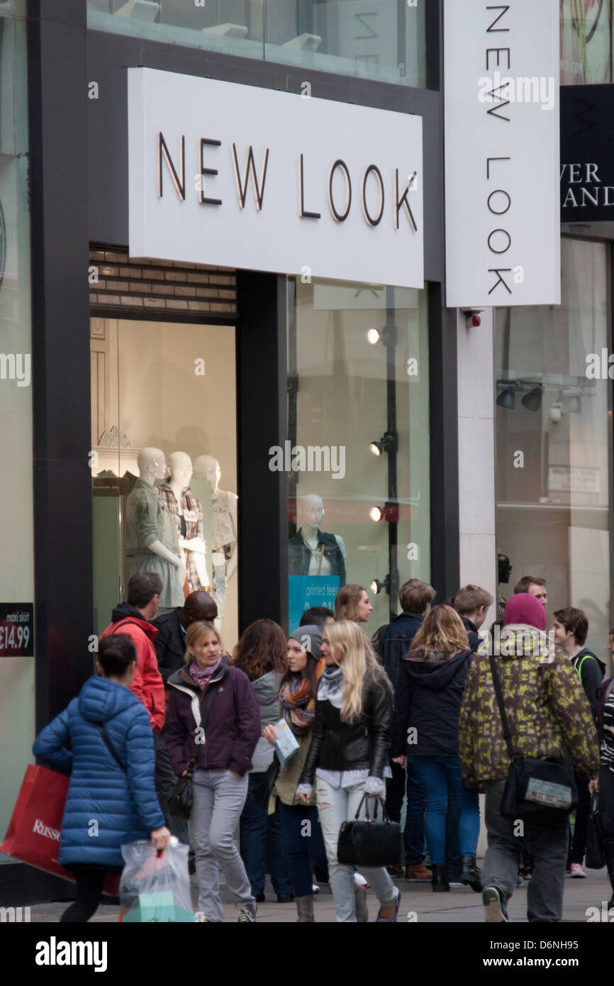 New Look Oxford street London Stock Photo