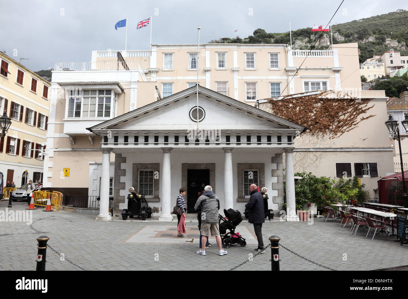 Convent Guard House in Gibraltar Stock Photo Alamy