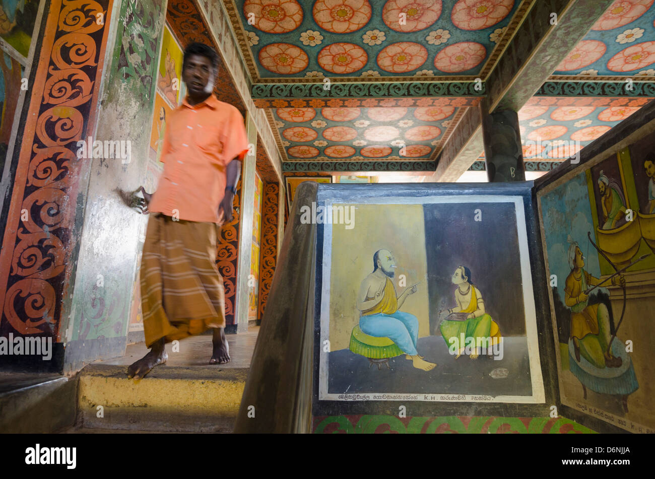 Wevurukannala Vihara Buddhist temple; Buddhist temple at Bentota, Southern Province, Sri Lanka, Asia Stock Photo