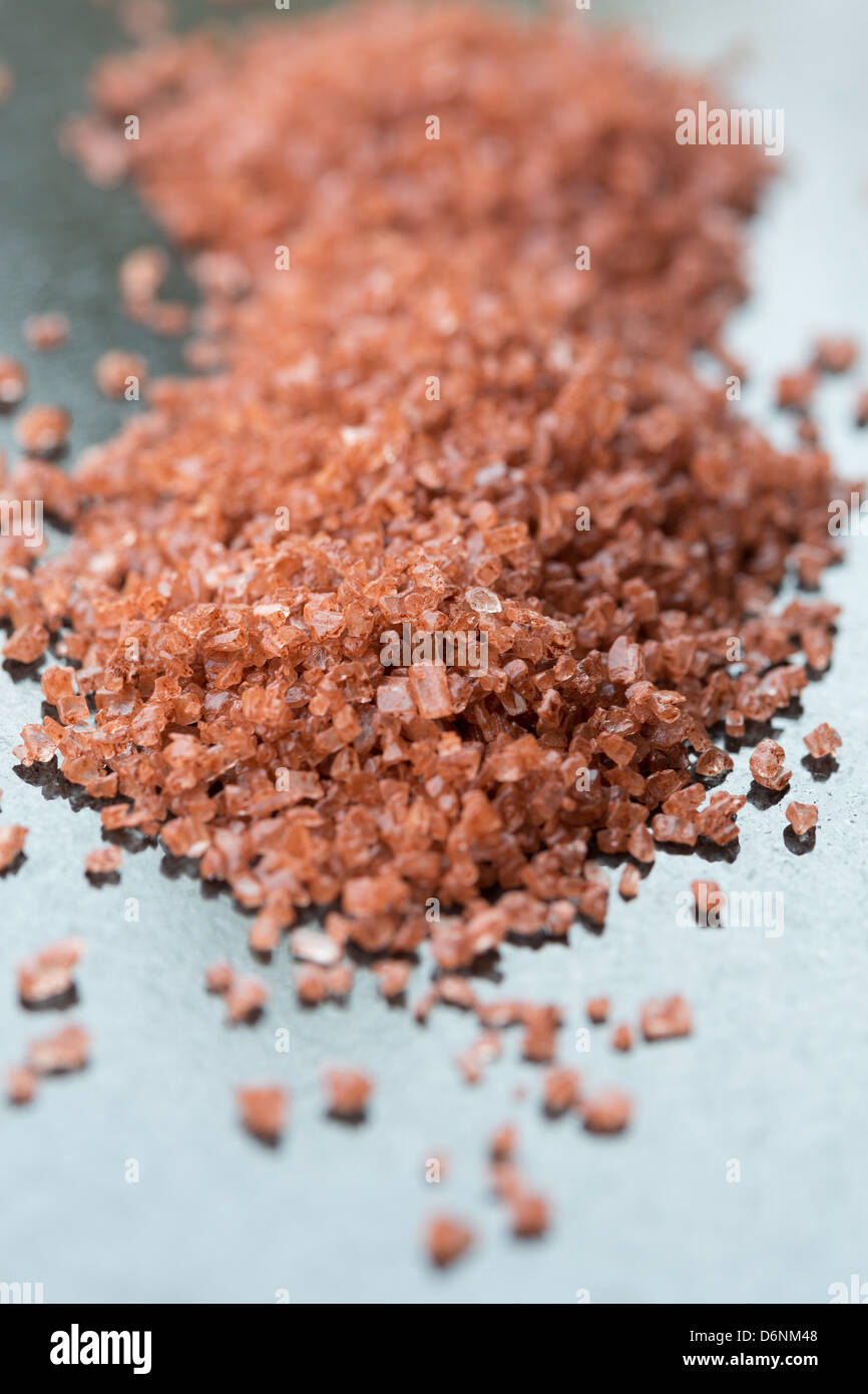 Red Hawaiian Sea Salt Stock Photo