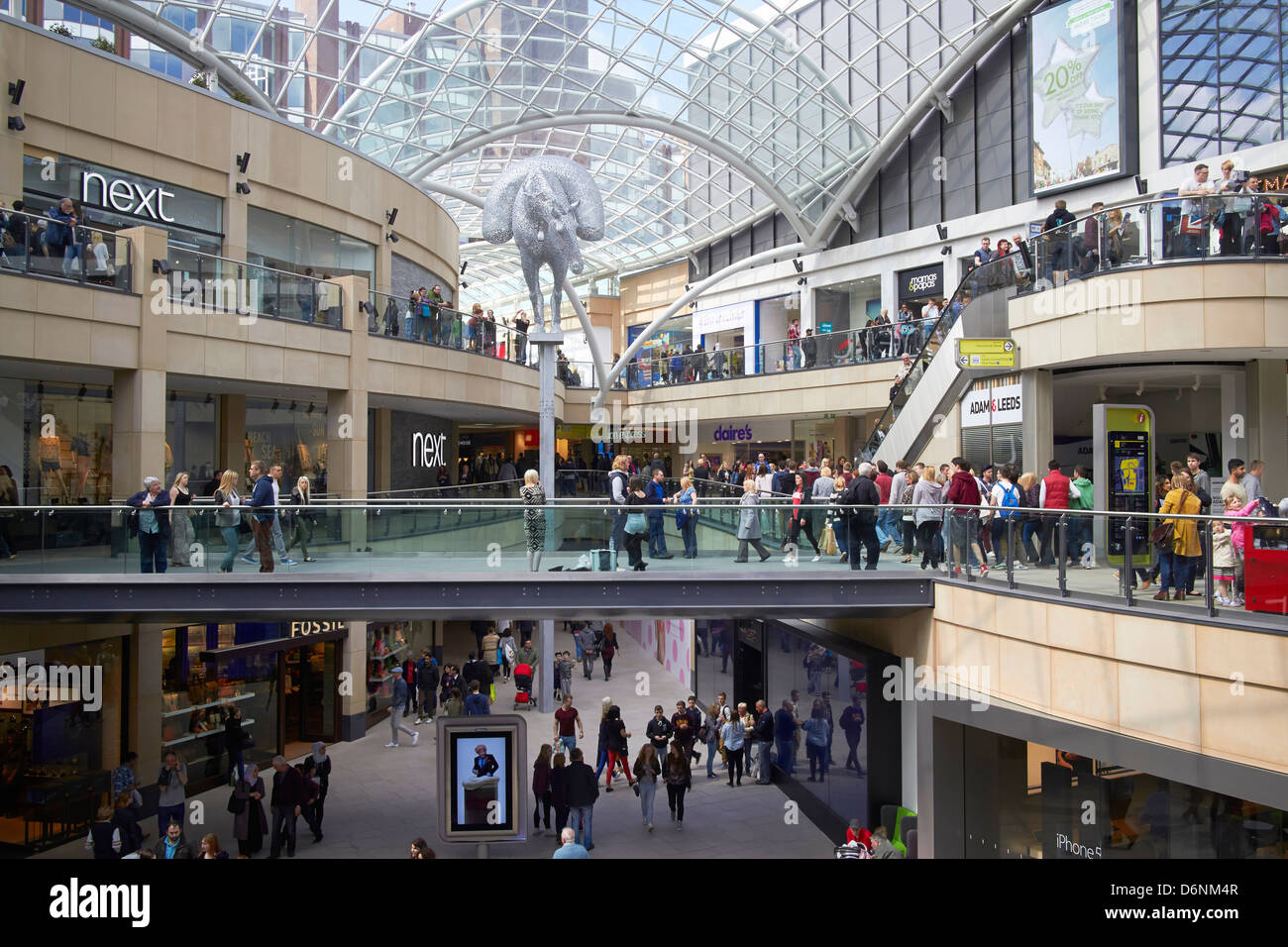 Leeds, West Yorkshire Trinity Walk shopping centre Stock Photo Alamy