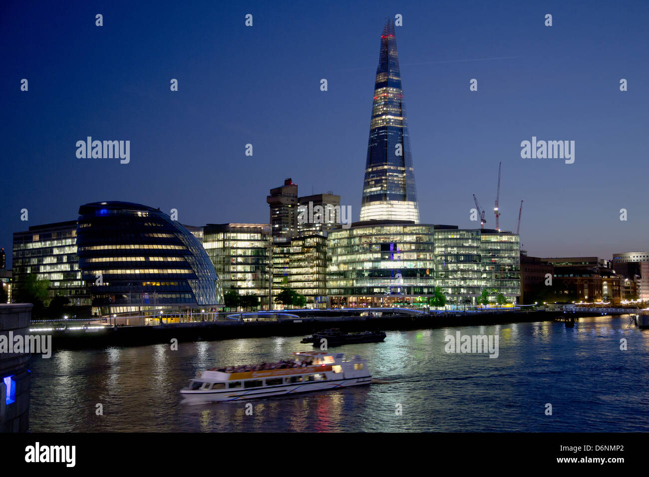 London, United Kingdom, The Shard, the highest skyscraper in Western Europe Stock Photo
