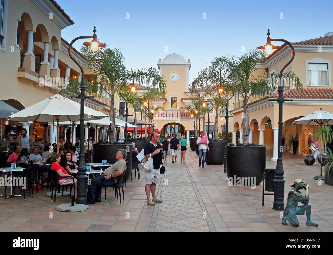 Quinta shopping area of the upmarket Quinta do Lago in the Algarve