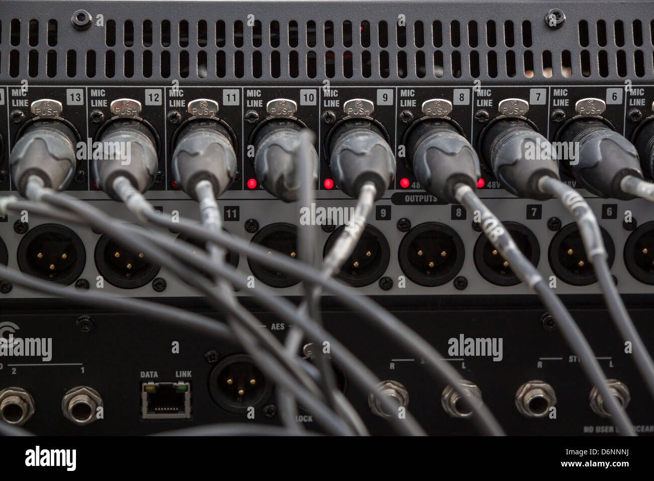 Berlin, Germany, plug into a mixer Stock Photo Alamy