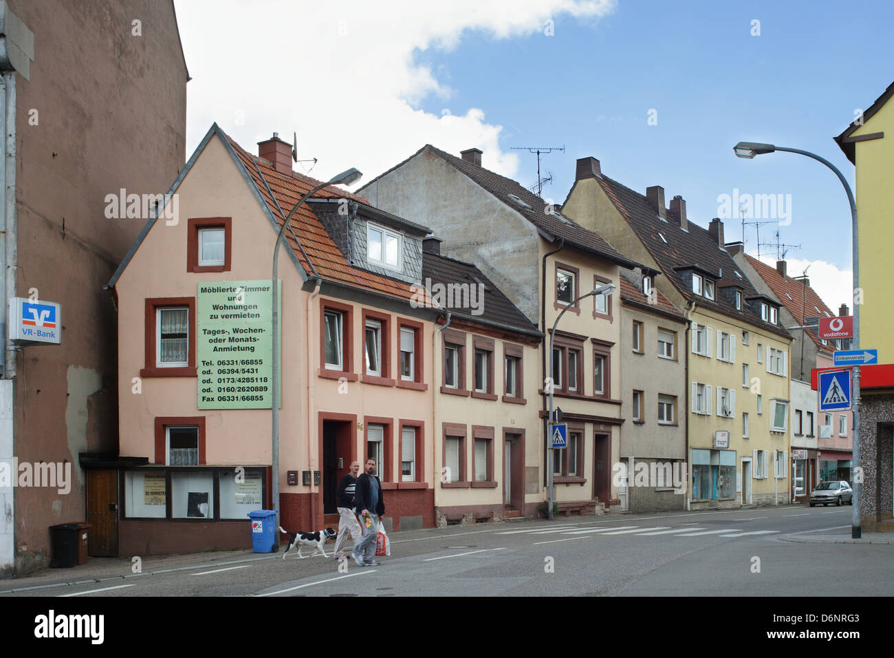 Pirmasens, Germany, apartment houses in Pirmasens Stock Photo