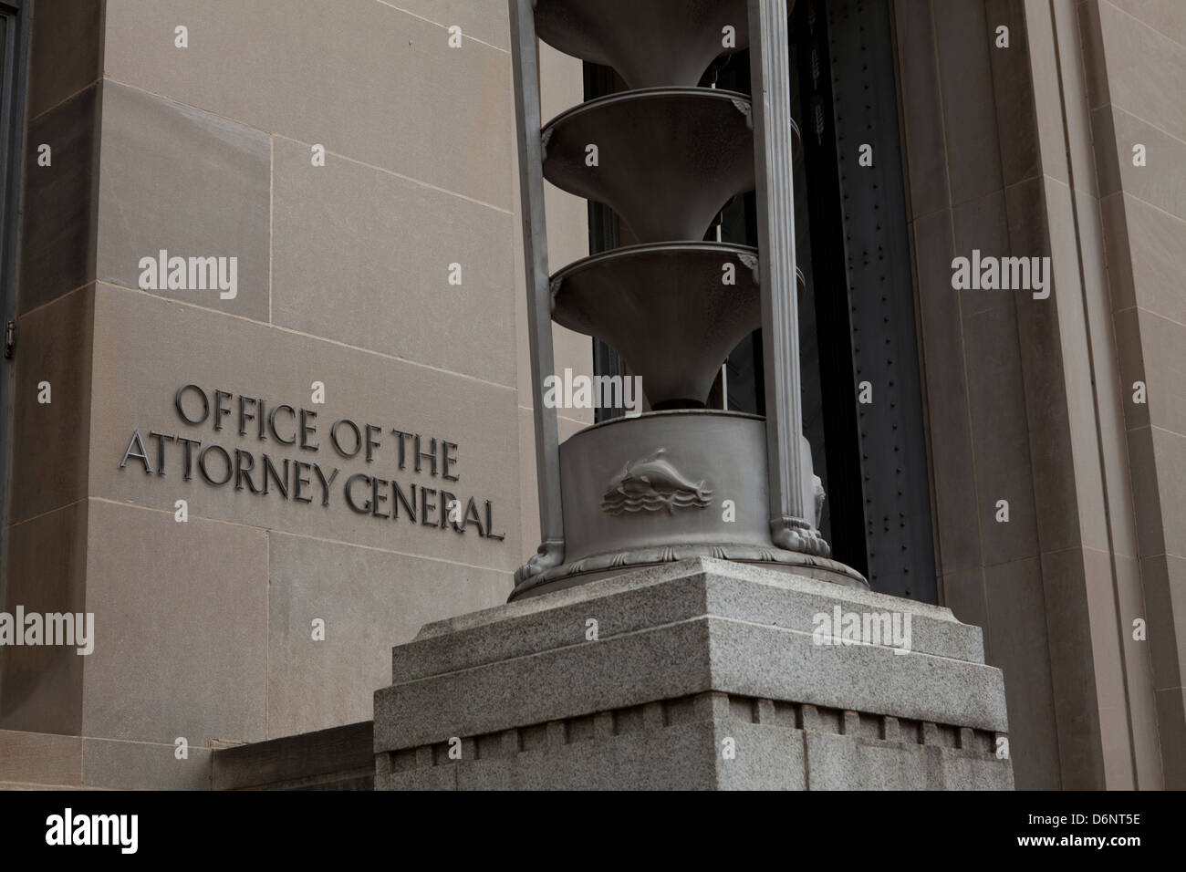Office of the Attorney General - Department of Justice building, Washington DC Stock Photo