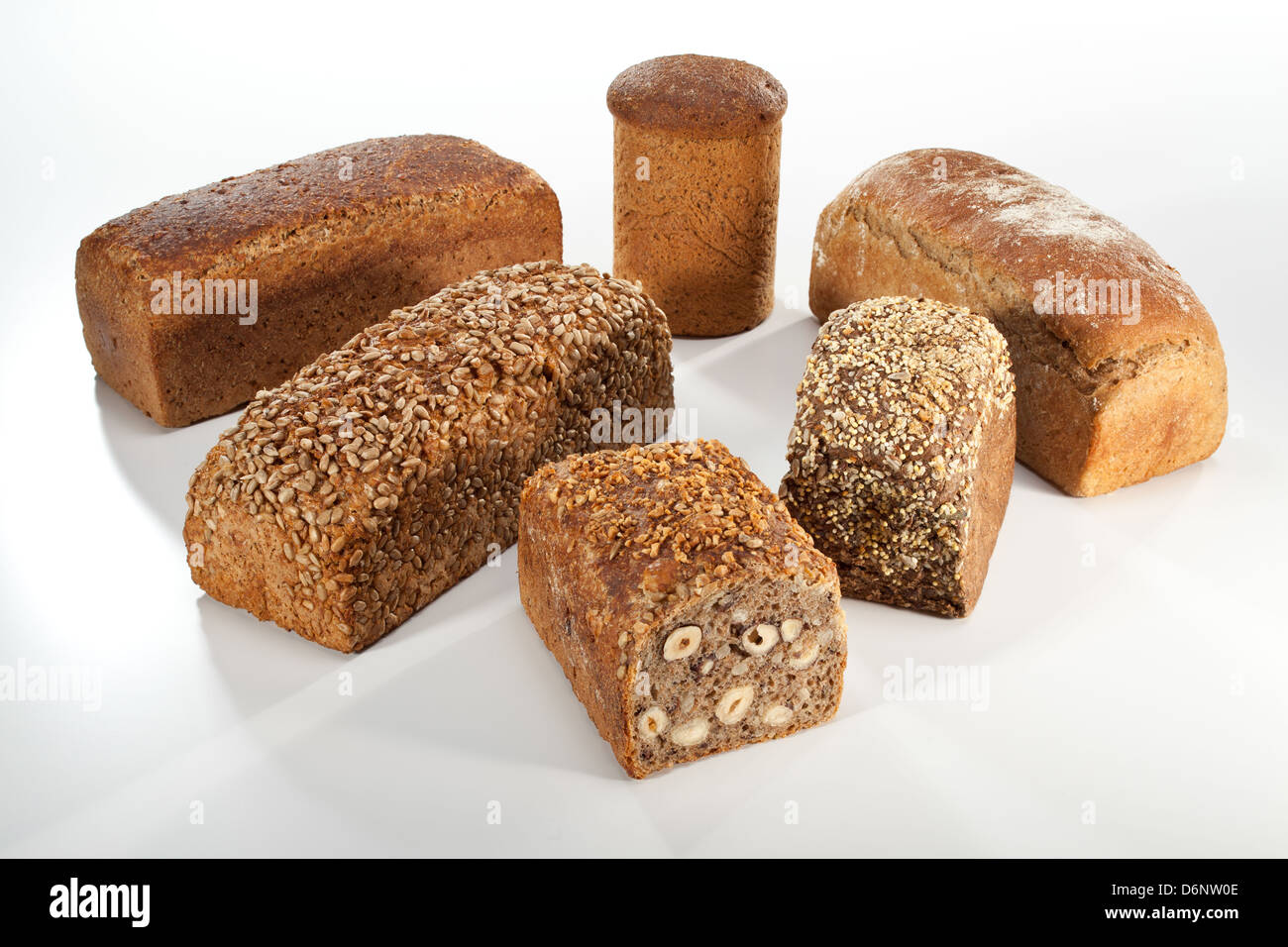 Riedlingen, Germany, various types wholemeal bread Stock Photo Alamy