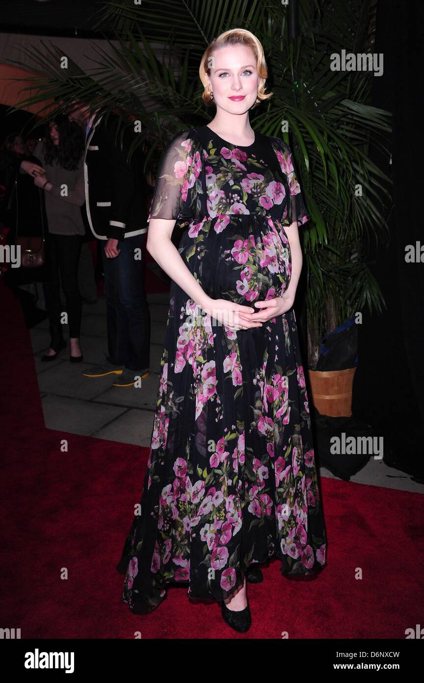 New York, USA. 21st April, 2013. Evan Rachel Wood at arrivals for A ...
