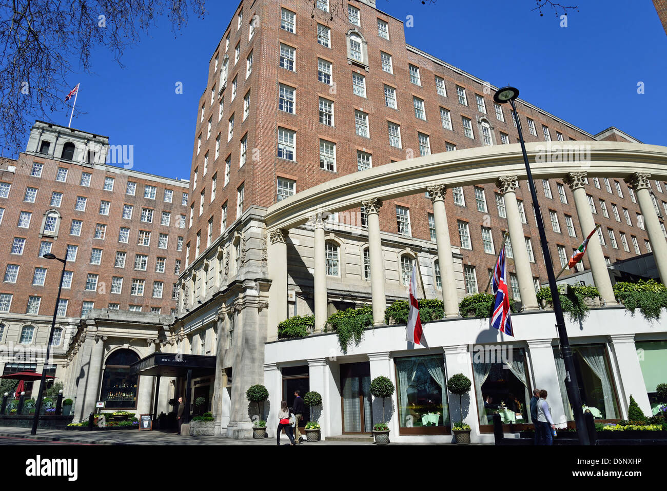 Grosvenor House Hotel, Park Lane, Mayfair, City of Westminster, London, England, United Kingdom Stock Photo