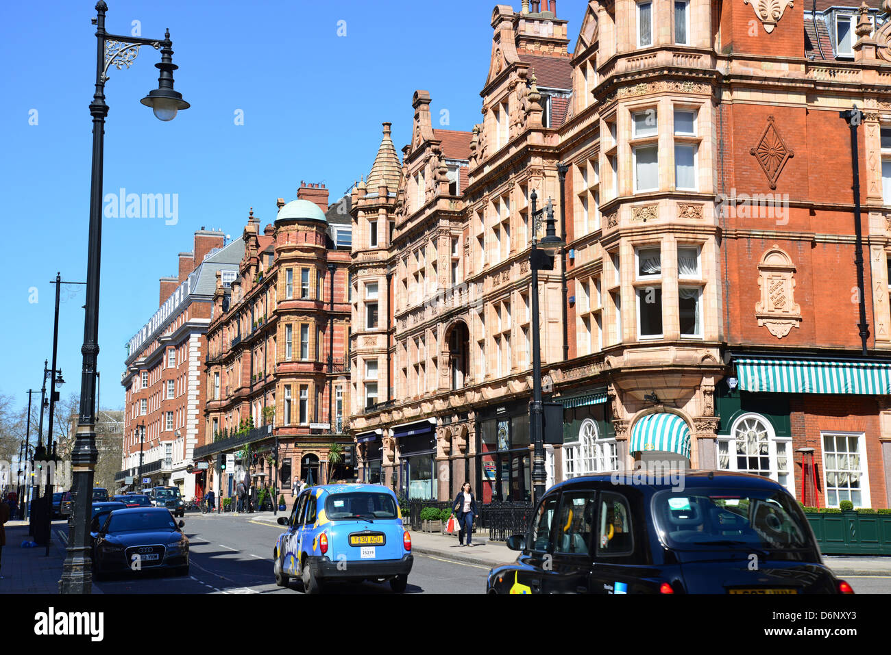 Street scene, South Audley Street, Mayfair, City of Westminster, London