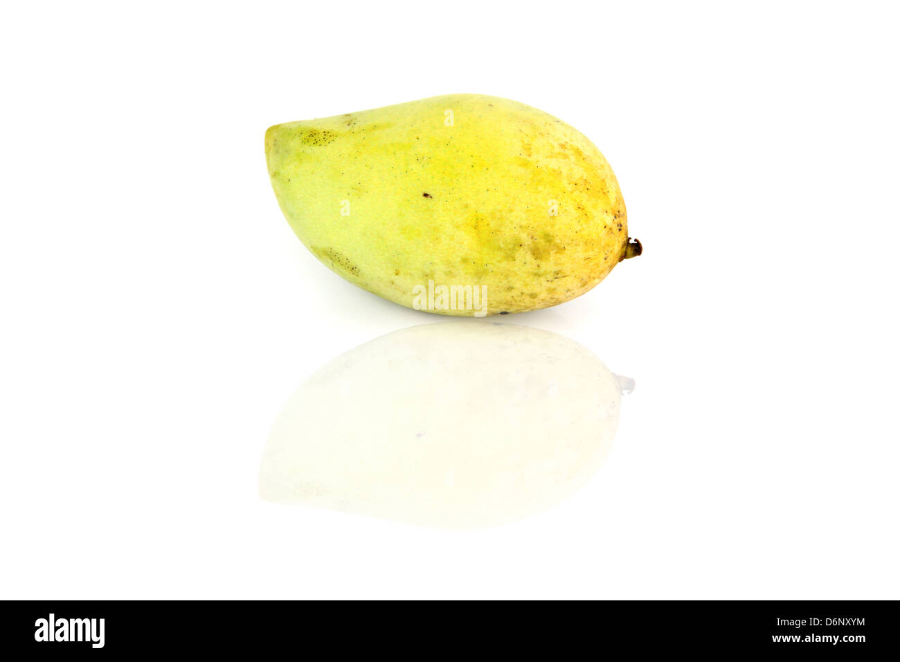 The Ripe mangoes are in the yellow color. Stock Photo