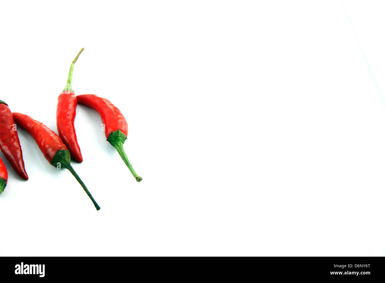 Red Hot Chili Peppers on the white background Stock Photo - Alamy