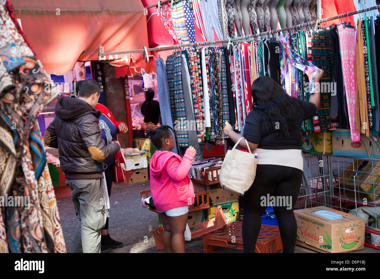 Brixton Outdoor Market in Lambeth London UK Stock Photo Alamy