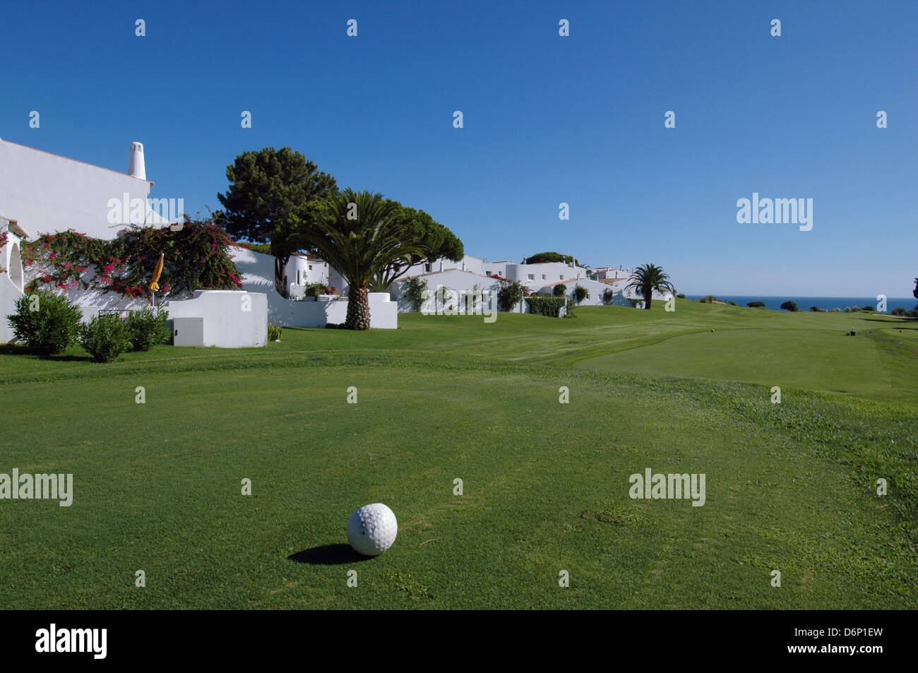 View of the upscale Vale de Lobo golf course and resort in Algarve the  southernmost region of Portugal Stock Photo - Alamy
