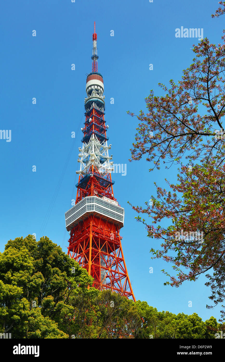 The Tokyo Tower, Tokyo, Japan Stock Photo