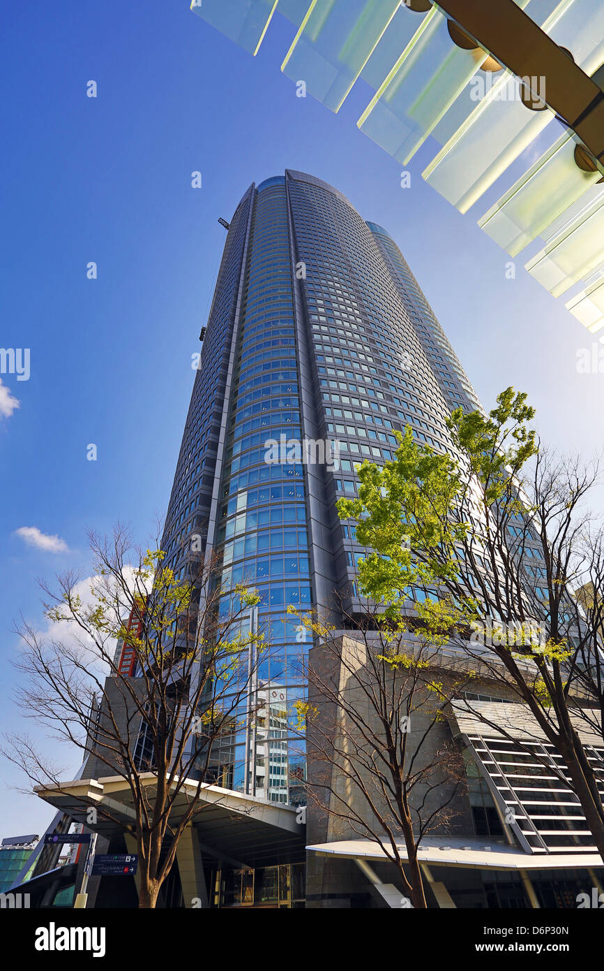 Mori Tower high rise office building in Roppongi Hills, Tokyo, Japan Stock Photo