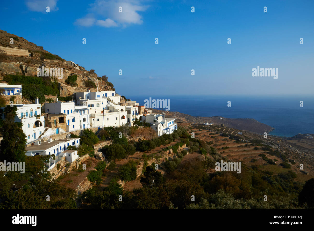 Kardiani village, Tinos, Cyclades, Greek Islands, Greece, Europe Stock Photo
