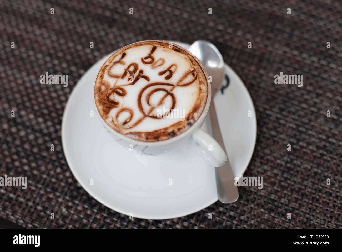 Coffee Drink: Cappuccino Stock Photo