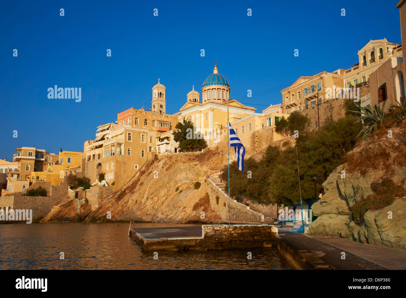 Ermoupoli (Khora), Syros Island, Cyclades, Greek Islands, Greece, Europe Stock Photo
