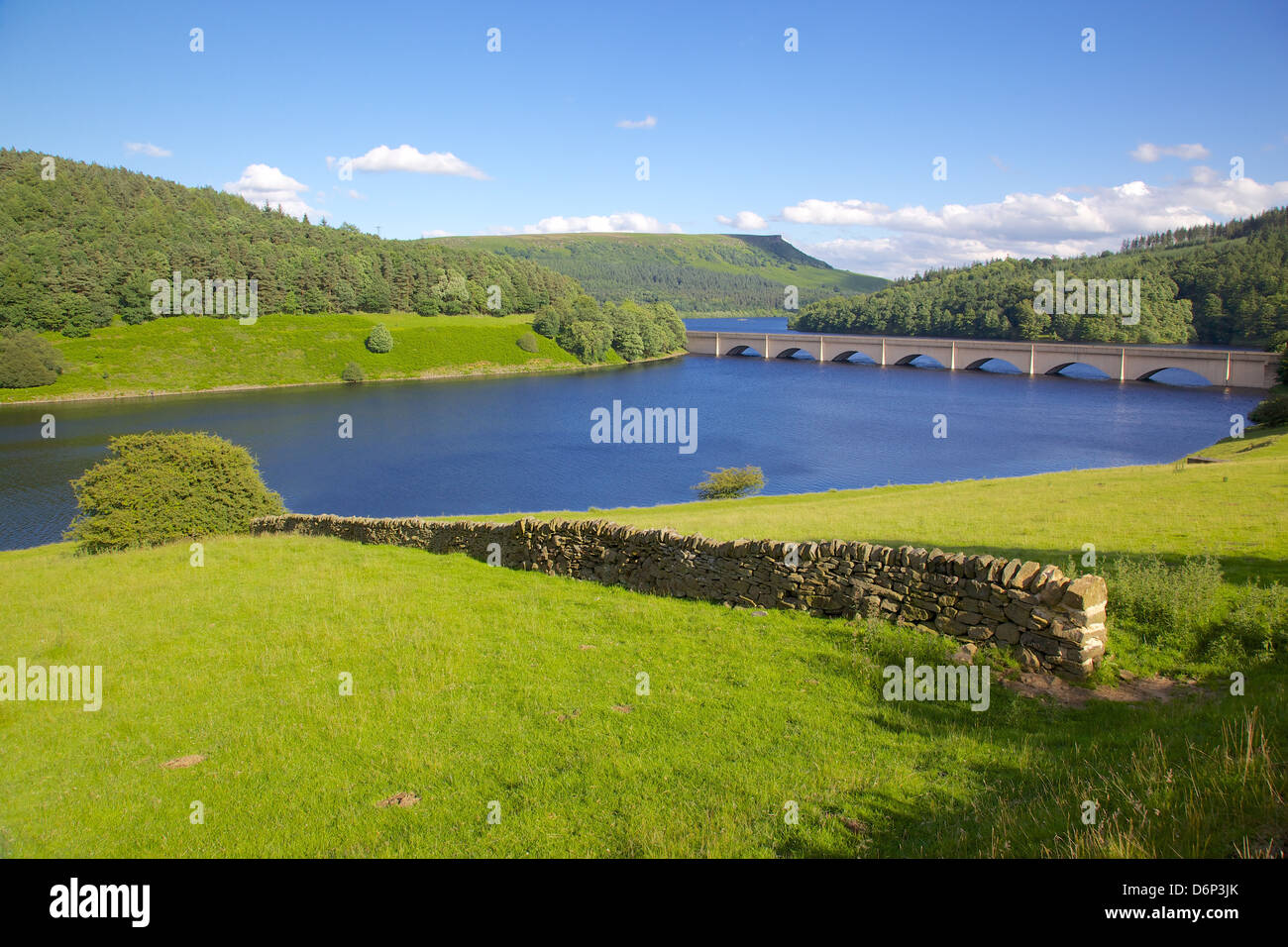 Ladybower Reservoir, Derwent Valley, Derbyshire, England, United Kingdom, Europe Stock Photo