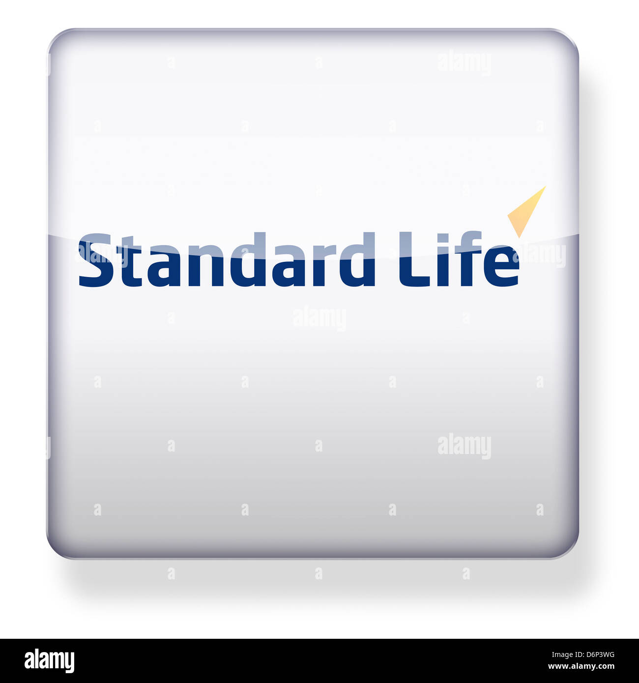 Standard Life logo as an app icon. Clipping path included. Stock Photo