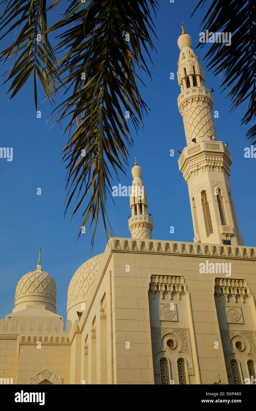 Jumeirah Mosque, Dubai, United Arab Emirates, Middle East Stock Photo