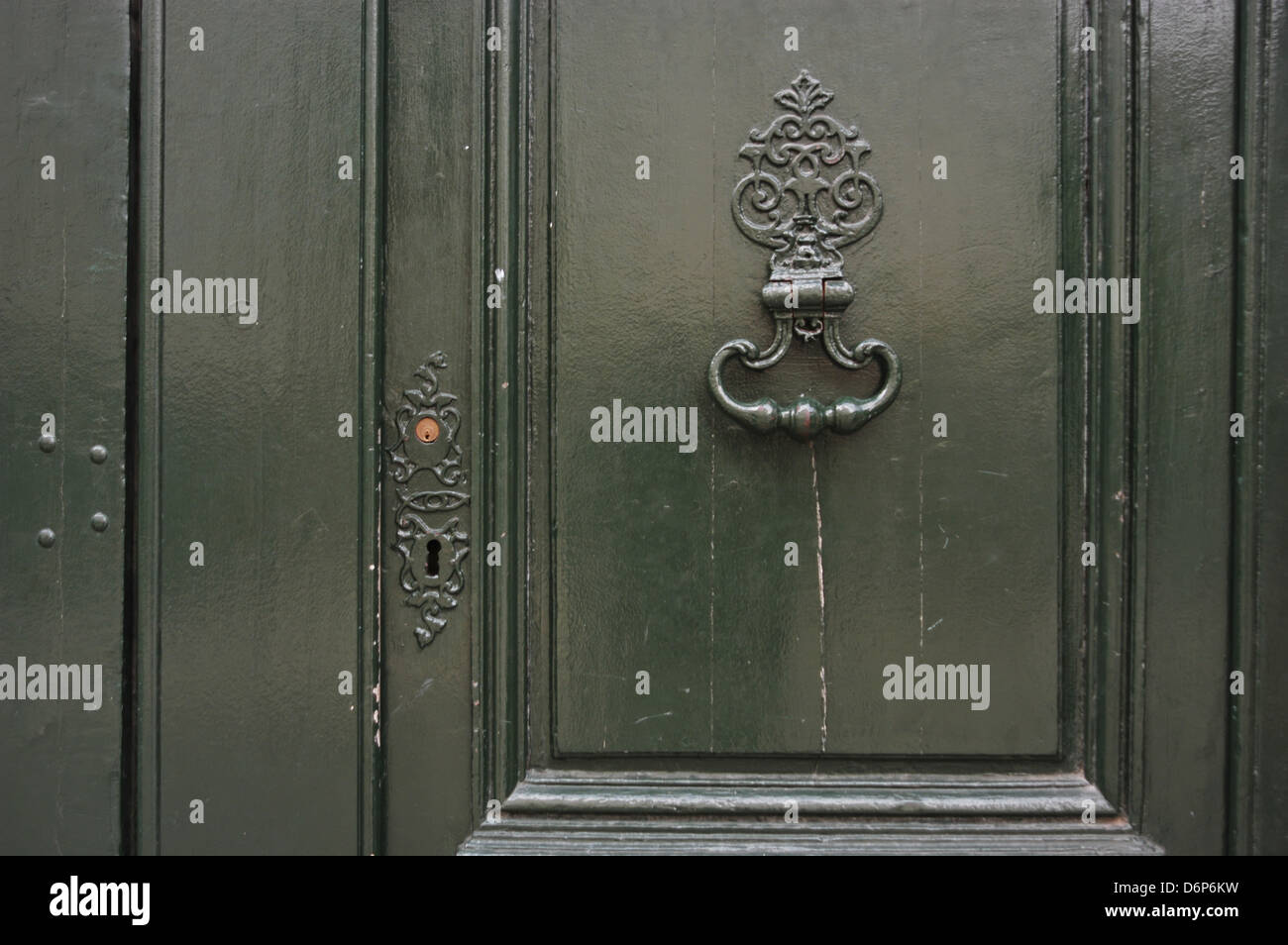 France, Dijon, door knocker, Frankreich, Dijon, Türklopfer Stock Photo